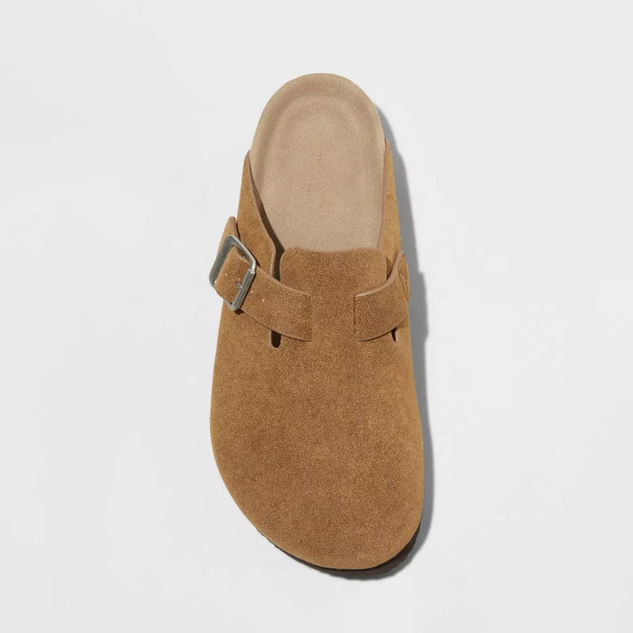Suede Clog