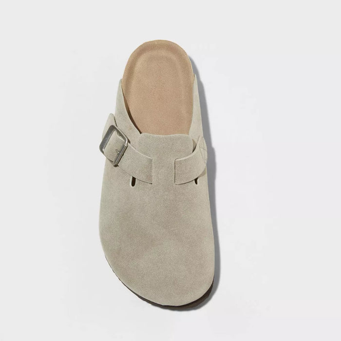 Suede Clog